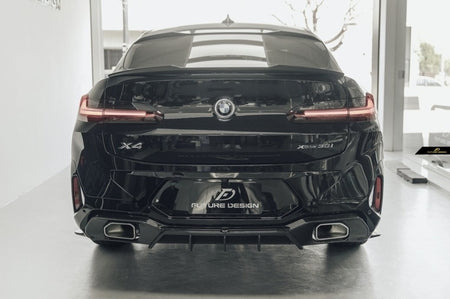 FUTURE DESIGN - BMW X4 G02 LCI DRY CARBON FIBRE REAR DIFFUSER - Aero Carbon UK