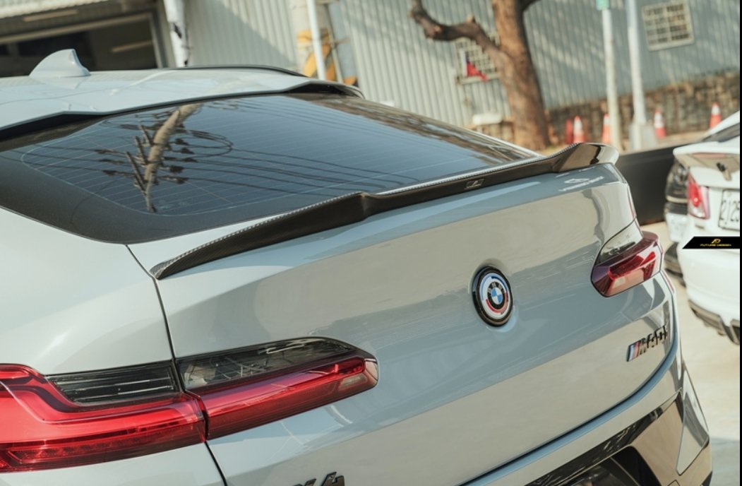 FUTURE DESIGN - BMW X4 G02 LCI DRY CARBON FIBRE REAR SPOILER - Aero Carbon UK