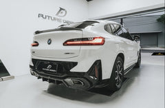 FUTURE DESIGN - BMW X4 G02 LCI DRY CARBON FIBRE SIDE SKIRTS - Aero Carbon UK