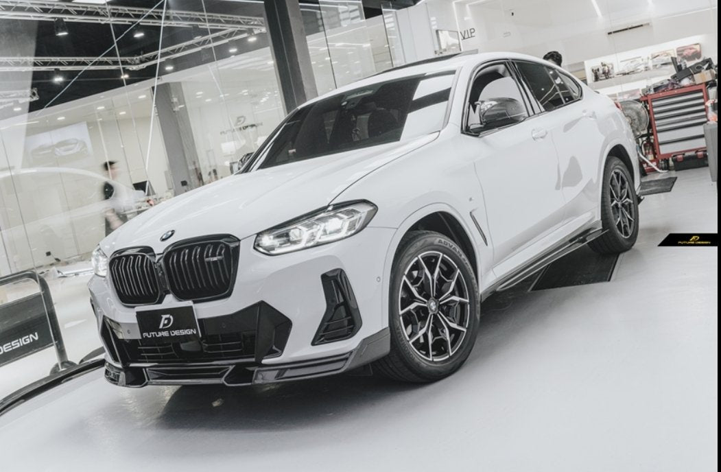 FUTURE DESIGN - BMW X4 G02 LCI DRY CARBON FIBRE SIDE SKIRTS - Aero Carbon UK