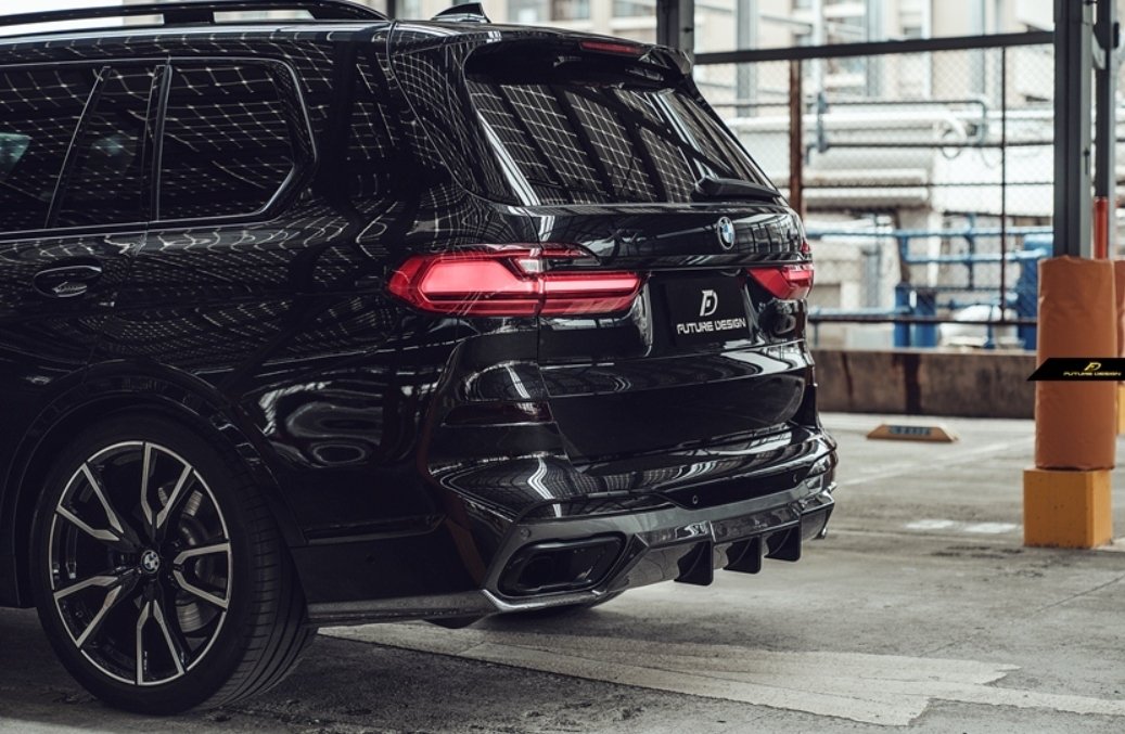 FUTURE DESIGN - BMW X7 G07 CARBON FIBRE REAR DIFFUSER - Aero Carbon UK