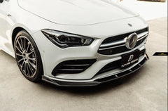 FUTURE DESIGN - MERCEDES BENZ C118 C250 CLA 35 CARBON FIBRE FRONT LIP - Aero Carbon UK