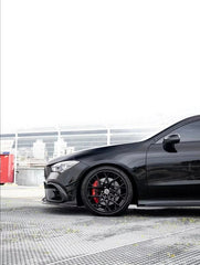 FUTURE DESIGN - MERCEDES BENZ C118 C250 CLA 35 CLA 45 CARBON FIBRE FRONT CANNARDS - Aero Carbon UK