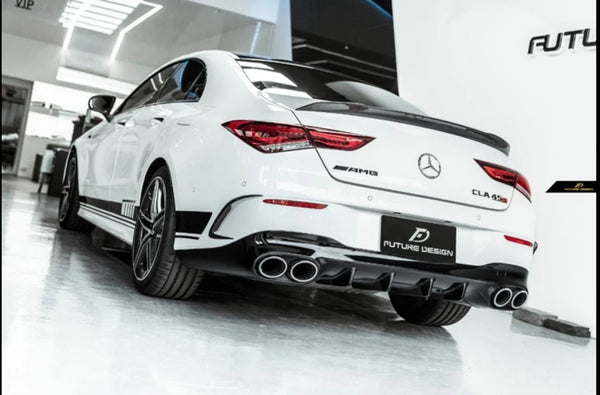 FUTURE DESIGN - MERCEDES BENZ C118 C250 CLA 35 CLA 45 CARBON FIBRE REAR SPOILER
