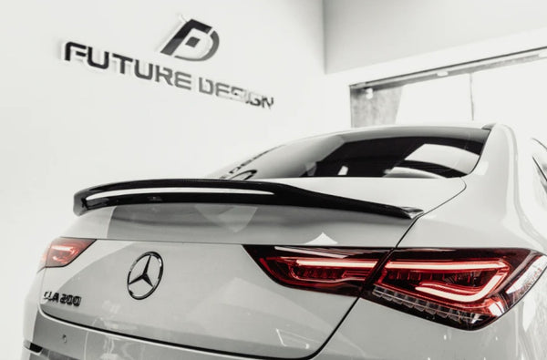 FUTURE DESIGN - MERCEDES BENZ C118 C250 CLA 35 CLA 45 CARBON FIBRE REAR SPOILER GT STYLE