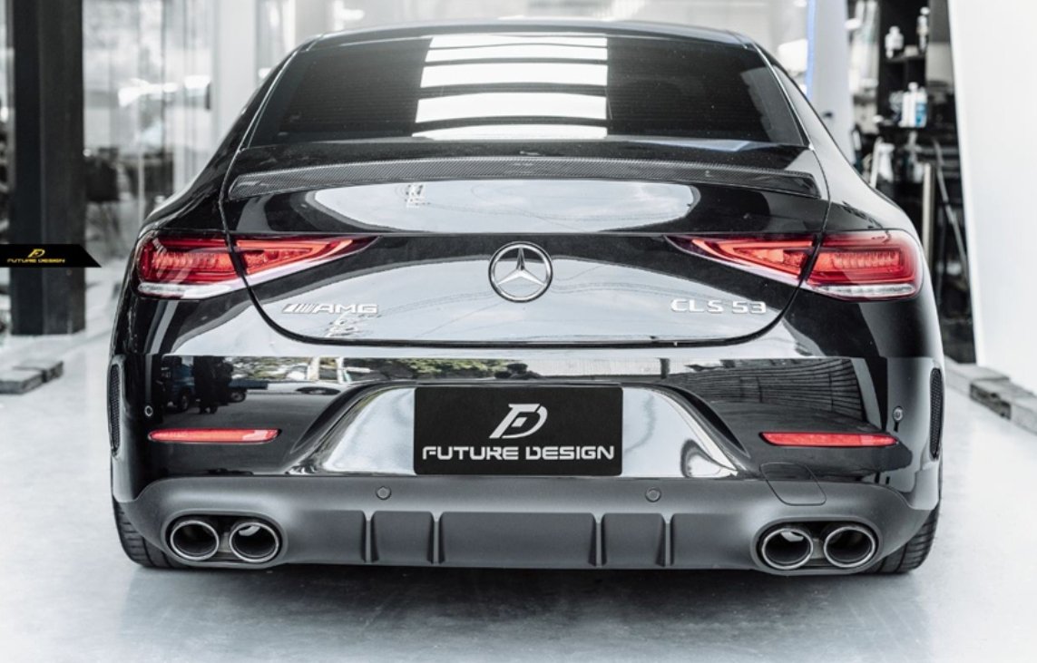 FUTURE DESIGN - MERCEDES BENZ CLS W257 DRY CARBON FIBRE REAR SPOILER ED1 STYLE - Aero Carbon UK