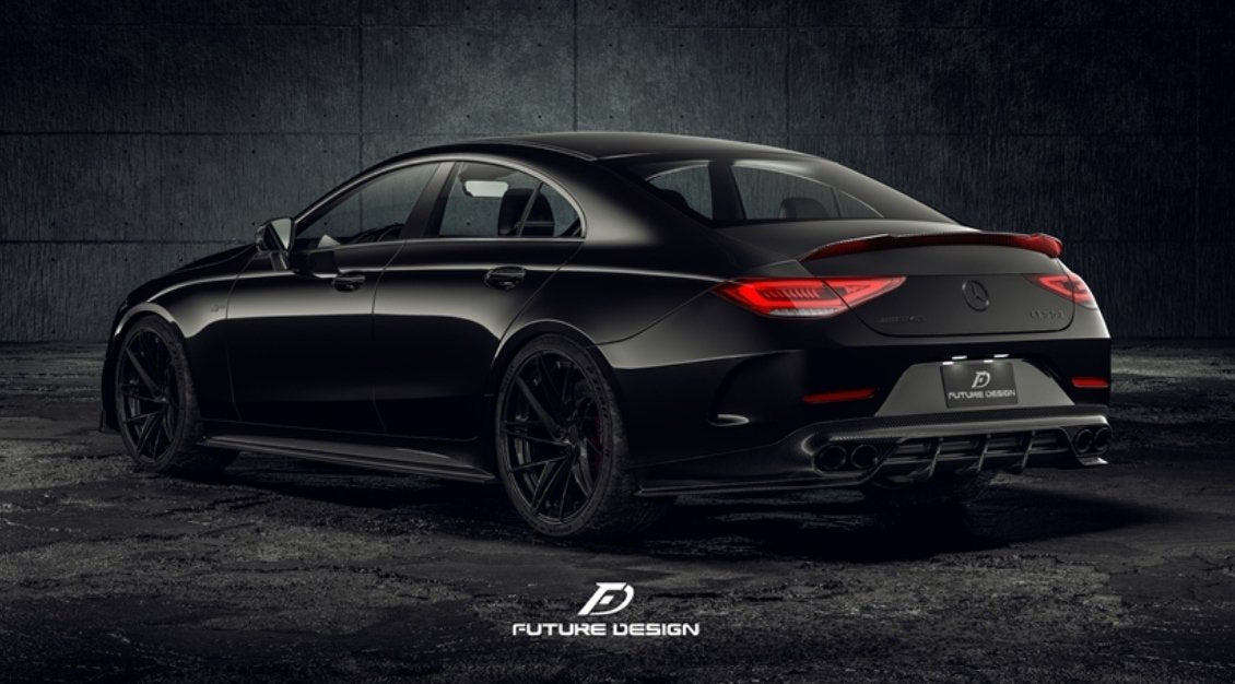 FUTURE DESIGN - MERCEDES BENZ CLS W257 DRY CARBON FIBRE SIDE SKIRTS - Aero Carbon UK