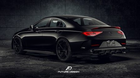 FUTURE DESIGN - MERCEDES BENZ CLS W257 DRY CARBON FIBRE SIDE SKIRTS - Aero Carbon UK
