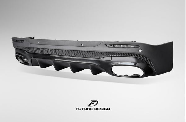 FUTURE DESIGN - MERCEDES BENZ GLB X247 "GLB35 STYLE"  REAR BUMPER PP PLASTIC