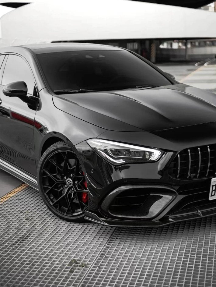 FUTURE DESIGN - MERCEDES BENZ W118 CLA 45 CARBON FIBRE FRONT AIR VENT DUCTS - Aero Carbon UK