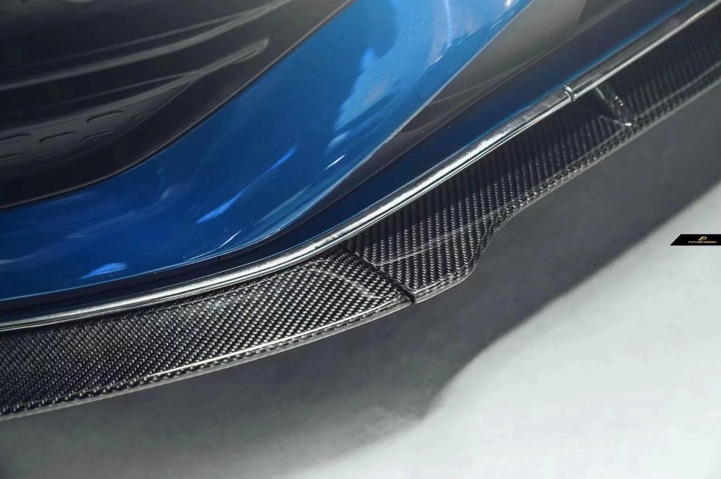 FUTURE DESIGN - MERCEDES BENZ W206 C CLASS C300 CARBON FIBRE FRONT LIP - Aero Carbon UK