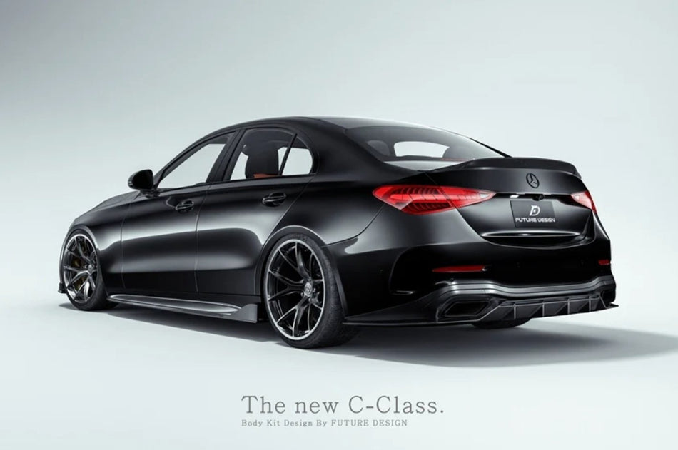 FUTURE DESIGN - MERCEDES BENZ W206 C CLASS C300 CARBON FIBRE REAR ...
