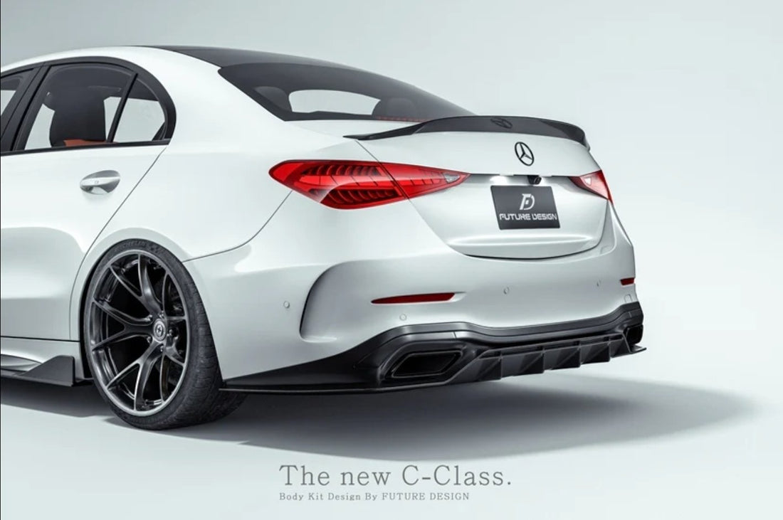 FUTURE DESIGN - MERCEDES BENZ W206 C CLASS C300 CARBON FIBRE REAR ...