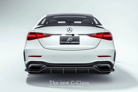 FUTURE DESIGN - MERCEDES BENZ W206 C CLASS C300 CARBON FIBRE REAR DIFFUSER - Aero Carbon UK