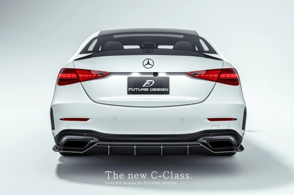 FUTURE DESIGN - MERCEDES BENZ W206 C CLASS C300 CARBON FIBRE REAR ...