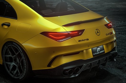 FUTURE DESIGN - MERCEDES CLA C118 GT CARBON FIBRE REAR DIFFUSER - Aero Carbon UK