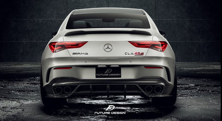 FUTURE DESIGN - MERCEDES CLA C118 GT CARBON FIBRE REAR DIFFUSER - Aero Carbon UK