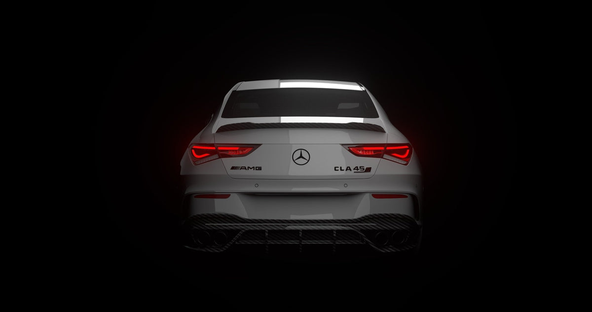 FUTURE DESIGN - MERCEDES CLA C118 GT CARBON FIBRE REAR DIFFUSER - Aero Carbon UK
