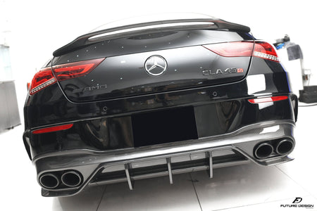 FUTURE DESIGN - MERCEDES CLA C118 GT CARBON FIBRE REAR DIFFUSER - Aero Carbon UK