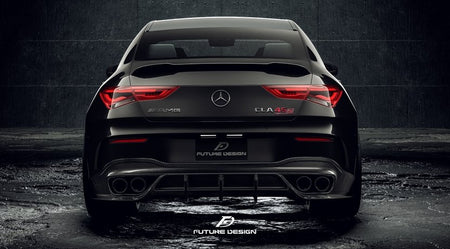 FUTURE DESIGN - MERCEDES CLA C118 GT CARBON FIBRE REAR DIFFUSER - Aero Carbon UK