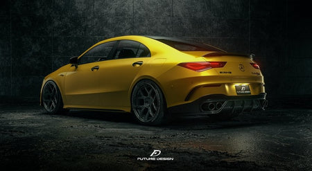 FUTURE DESIGN - MERCEDES CLA C118 GT CARBON FIBRE REAR DIFFUSER - Aero Carbon UK