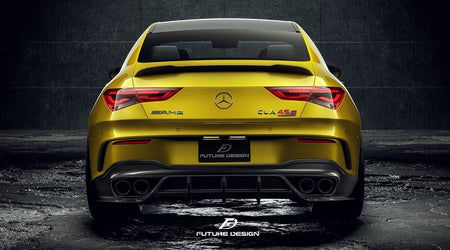 FUTURE DESIGN - MERCEDES CLA C118 GT CARBON FIBRE REAR DIFFUSER - Aero Carbon UK