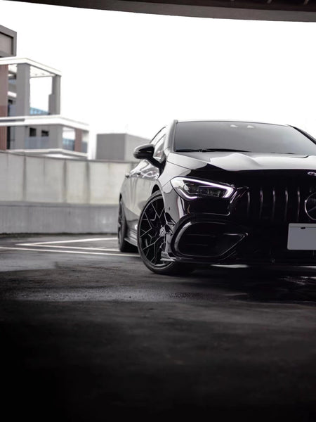 FUTURE DESIGN - MERCEDES CLA CLA45 C118 GT CARBON FIBRE FRONT LIP - Aero Carbon UK