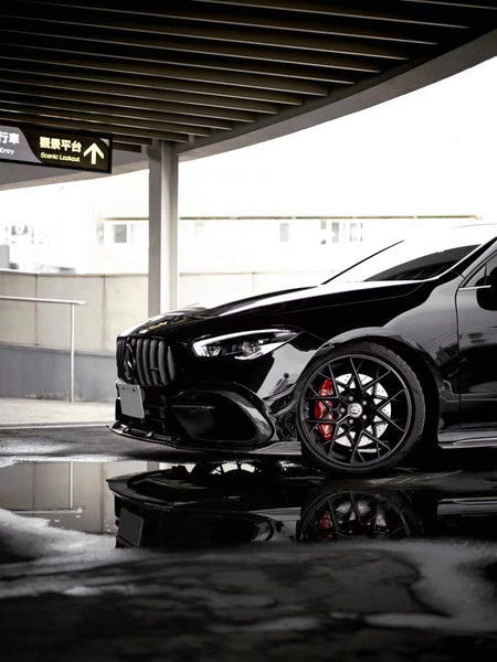 FUTURE DESIGN - MERCEDES CLA CLA45 C118 GT CARBON FIBRE FRONT LIP - Aero Carbon UK