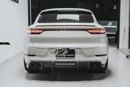 FUTURE DESIGN - PORSCHE CAYENNE COUPE DRY CARBON FIBRE REAR DIFFUSER - Aero Carbon UK