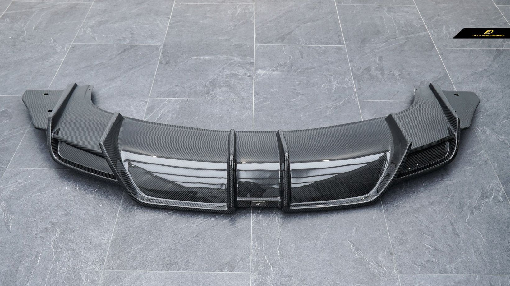 FUTURE DESIGN - TESLA MODEL 3 DRY CARBON REAR DIFFUSER - Aero Carbon UK