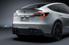 FUTURE DESIGN - TESLA MODEL Y DRY CARBON FIBRE REAR DIFFUSER - Aero Carbon UK