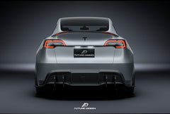 FUTURE DESIGN - TESLA MODEL Y DRY CARBON FIBRE REAR DIFFUSER - Aero Carbon UK