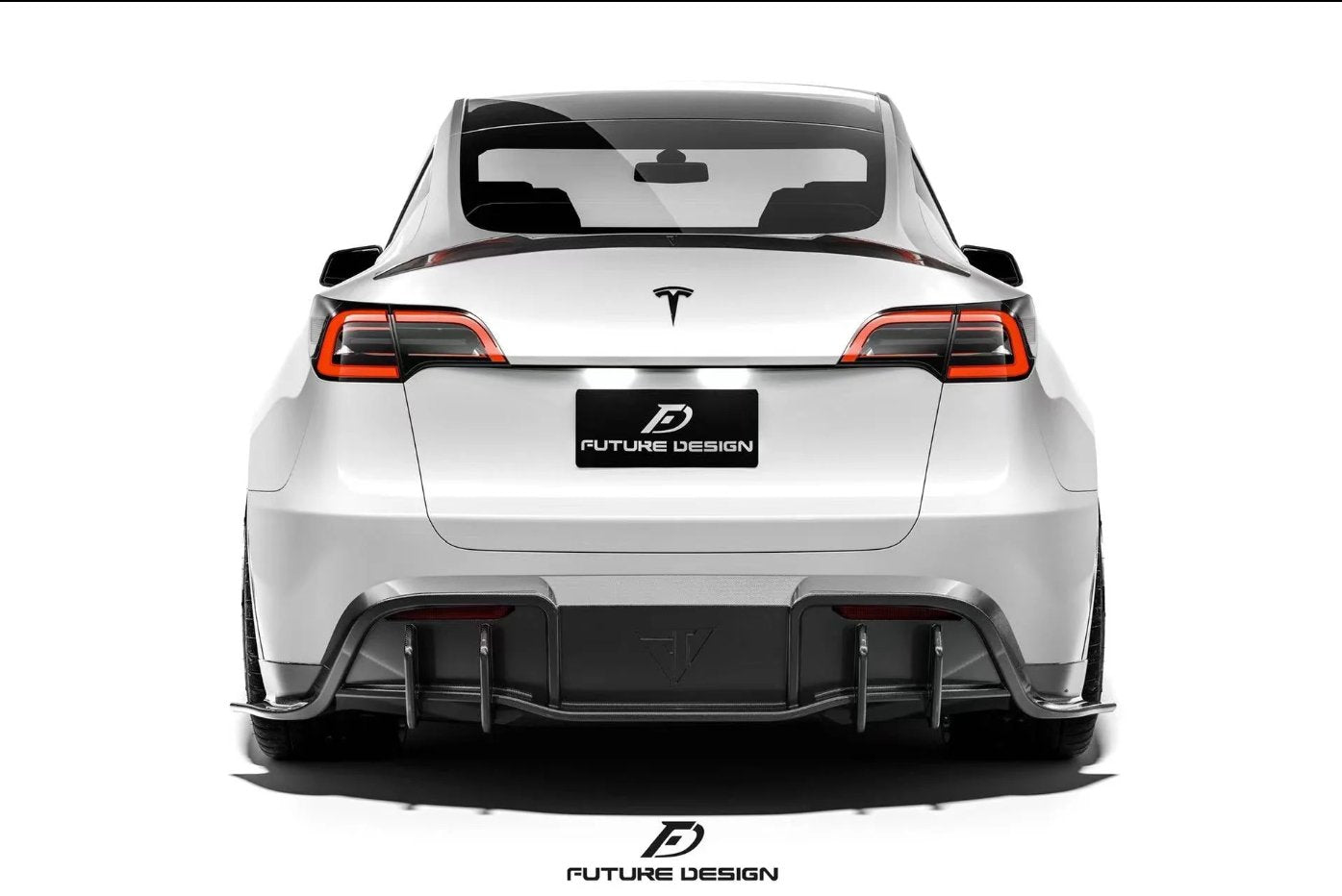 FUTURE DESIGN - TESLA MODEL Y DRY CARBON FIBRE REAR DIFFUSER - Aero Carbon UK