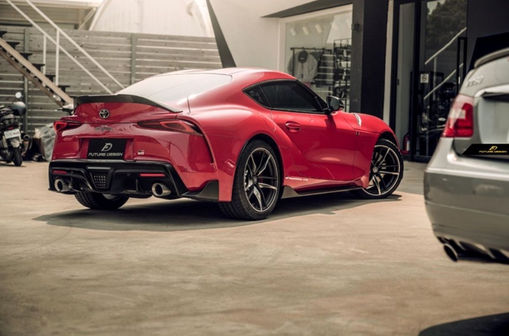 FUTURE DESIGN - TOYOTA GR SUPRA CARBON FIBRE DUCKTAIL SPOILER - Aero Carbon UK