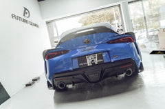 FUTURE DESIGN - TOYOTA GR SUPRA CARBON FIBRE DUCKTAIL SPOILER - Aero Carbon UK