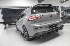 FUTURE DESIGN - VOLKSWAGEN GOLF MK8 GTI / R LINE CARBON FIBRE REAR DIFFUSER - Aero Carbon UK