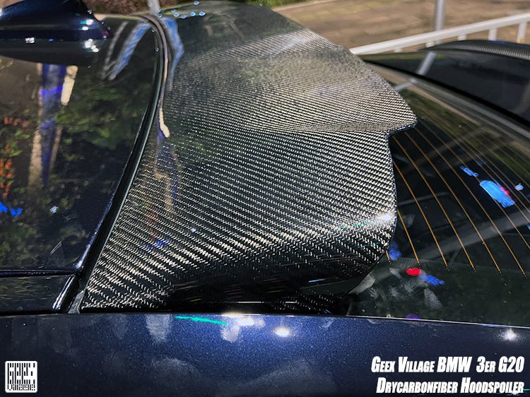 GEEX - BMW 3 SERIES G20 DRY CARBON FIBRE TOP ROOF SPOILER - Aero Carbon UK