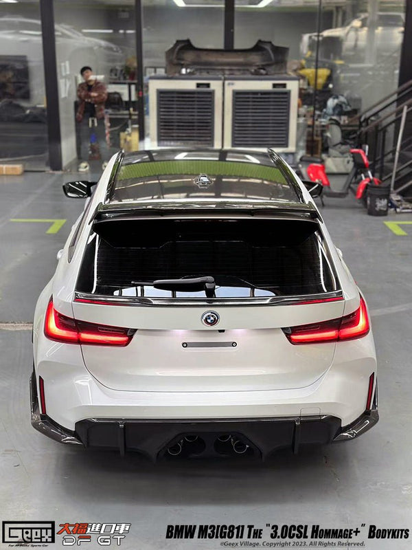 GEEX - BMW M3 G81 DRY CARBON FIBRE REAR MID SPOILER
