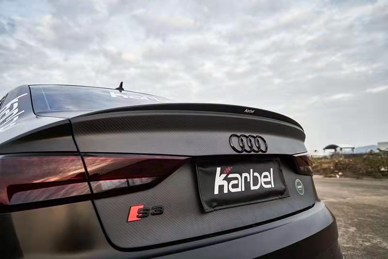 KARBEL - AUDI A3 / S3 / RS3 8V CARBON FIBRE DUCKTAIL REAR TRUNK LID - Aero Carbon UK