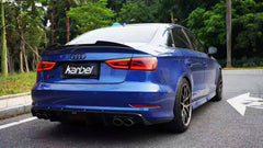 KARBEL - AUDI A3 / S3 / RS3 8V CARBON FIBRE REAR SPOILER V2 - Aero Carbon UK