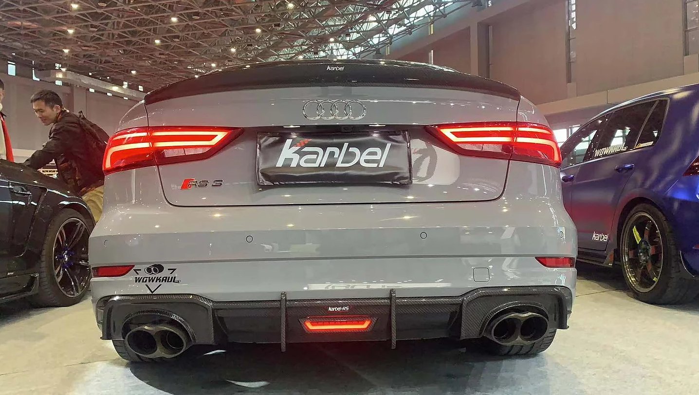 KARBEL - AUDI A3 / S3 / RS3 8V CARBON FIBRE SPOILER V1 - Aero Carbon UK