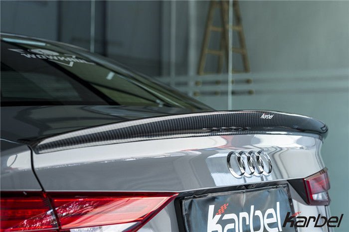 KARBEL - AUDI A3 / S3 / RS3 8V CARBON FIBRE SPOILER V1 - Aero Carbon UK