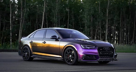 KARBEL - AUDI A4 S LINE / S4 B9 B9.5 CARBON FIBRE FRONT FENDERS / SIDE WINGS - Aero Carbon UK