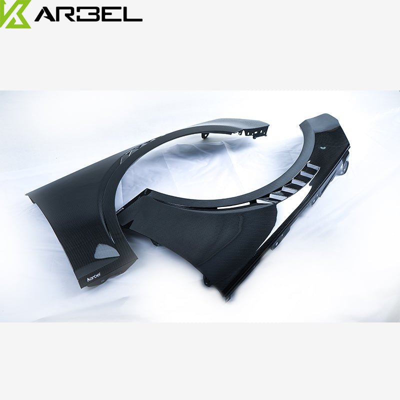 KARBEL - AUDI A4 S LINE / S4 B9 B9.5 CARBON FIBRE FRONT FENDERS / SIDE WINGS - Aero Carbon UK