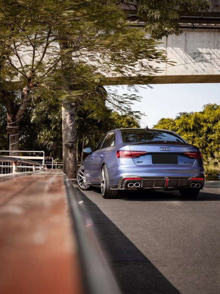 KARBEL - AUDI A4 S LINE / S4 B9 B9.5 CARBON FIBRE REAR SPOILER V2 - Aero Carbon UK