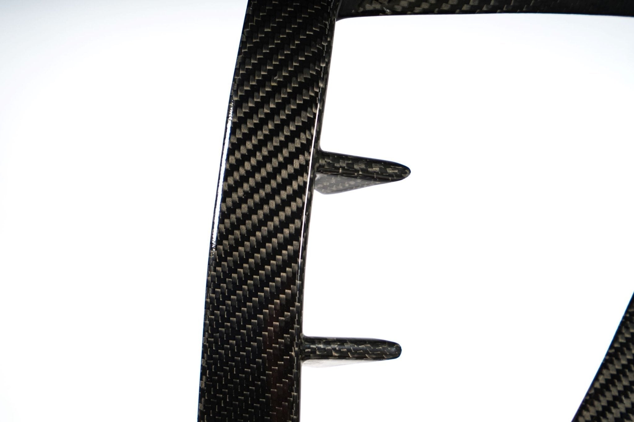 KARBEL - AUDI A4 S LINE / S4 B9.5 CARBON FIBRE FRONT BUMPER UPPER VALENCES - Aero Carbon UK