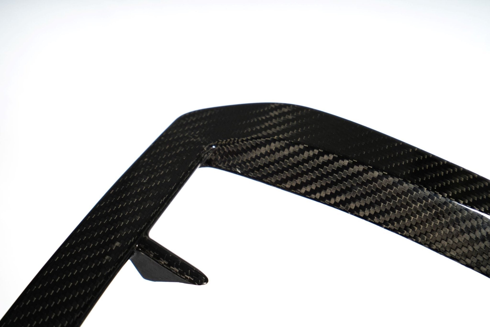 KARBEL - AUDI A4 S LINE / S4 B9.5 CARBON FIBRE FRONT BUMPER UPPER VALENCES - Aero Carbon UK