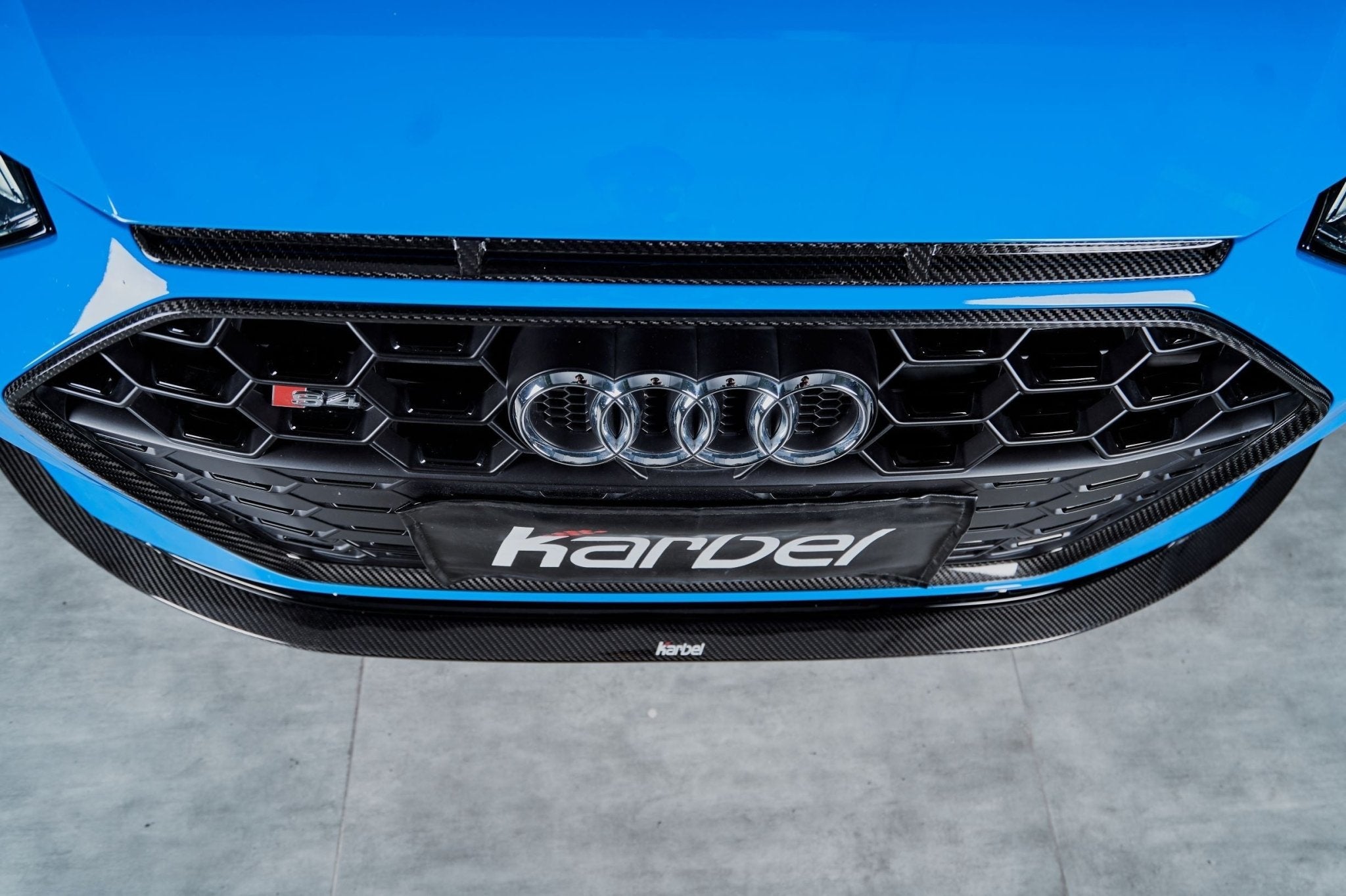 KARBEL - AUDI A4 S LINE / S4 B9.5 CARBON FIBRE FRONT GRILL FRAME - Aero Carbon UK