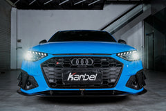 KARBEL - AUDI A4 S LINE / S4 B9.5 CARBON FIBRE FRONT GRILL FRAME - Aero Carbon UK