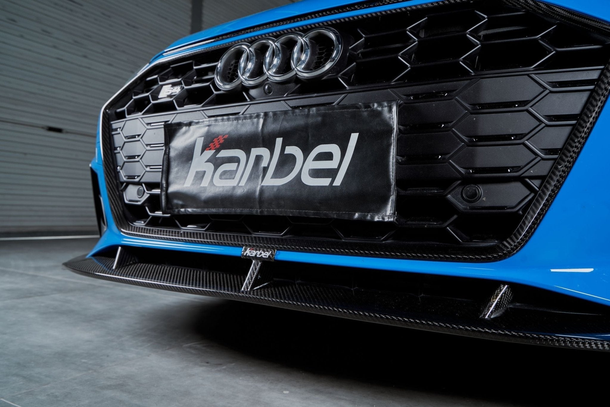 KARBEL - AUDI A4 S LINE / S4 B9.5 CARBON FIBRE FRONT GRILL FRAME - Aero Carbon UK